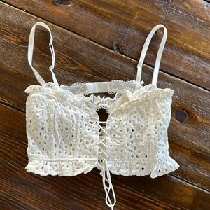 For Love & Lemons - Sadie Corset Crop Top